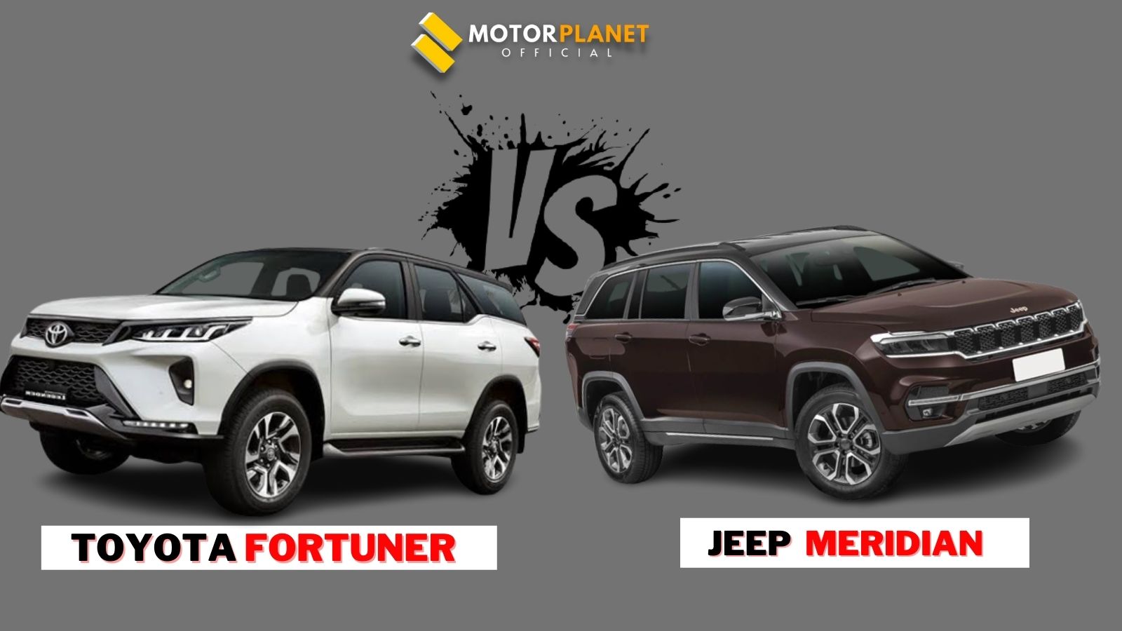 Toyota fortuner vs Jeep Meridian