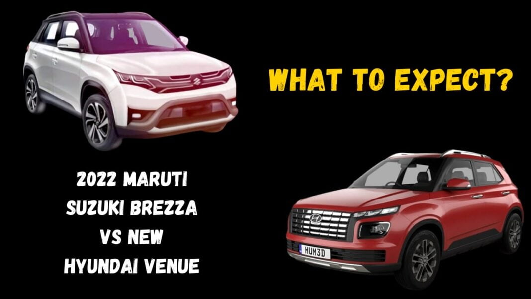 2022 Maruti Suzuki Vitara Brezza Vs New Hyundai Venue- What To Expect?